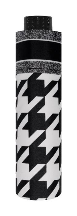 Mini deštník Doppler Fiber Havanna Black/White
