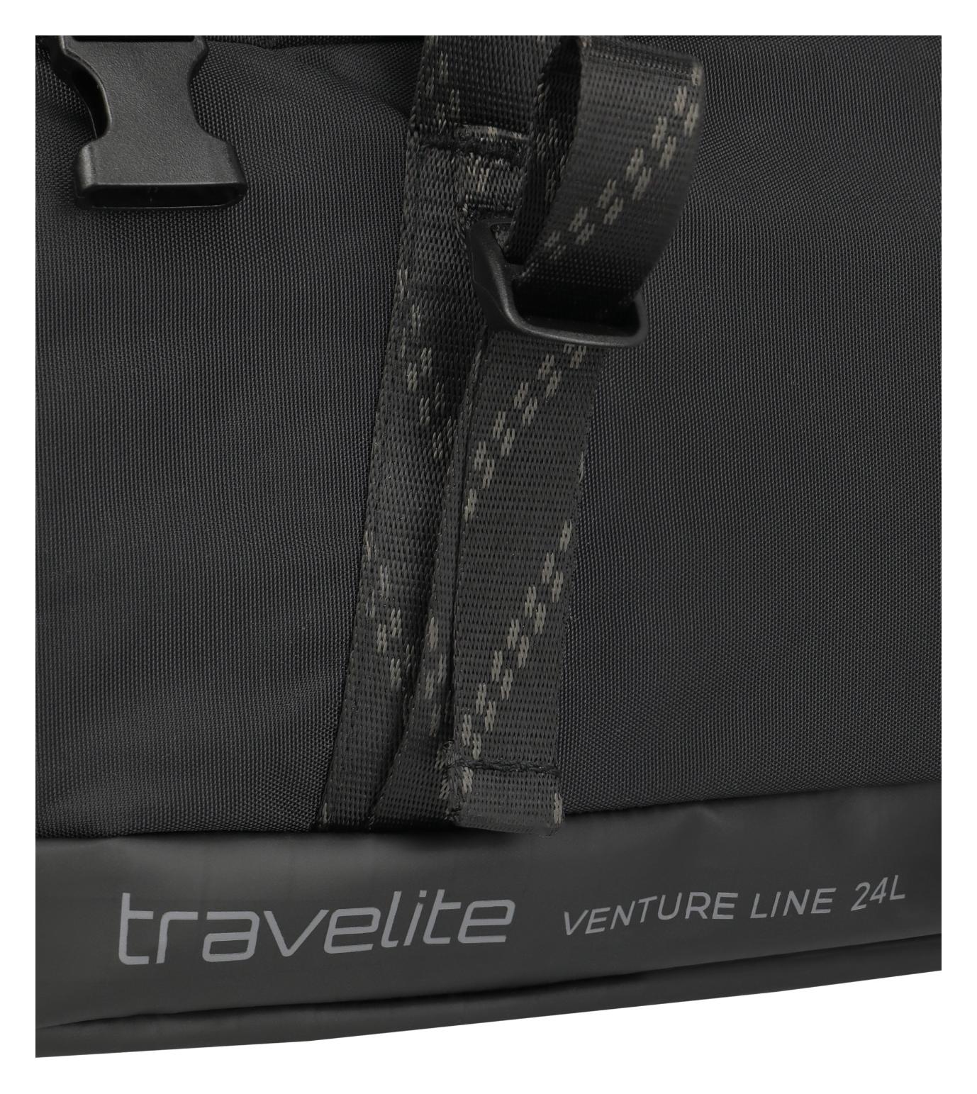 Cestovní taška do letadla Travelite Venture Line Duffle S Black