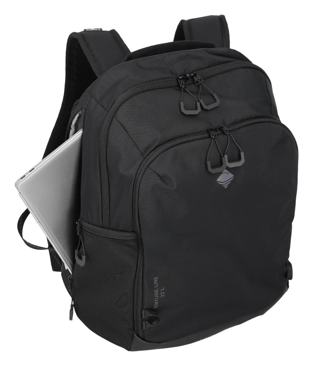 Cestovní batoh Travelite Venture Line Backpack M Black
