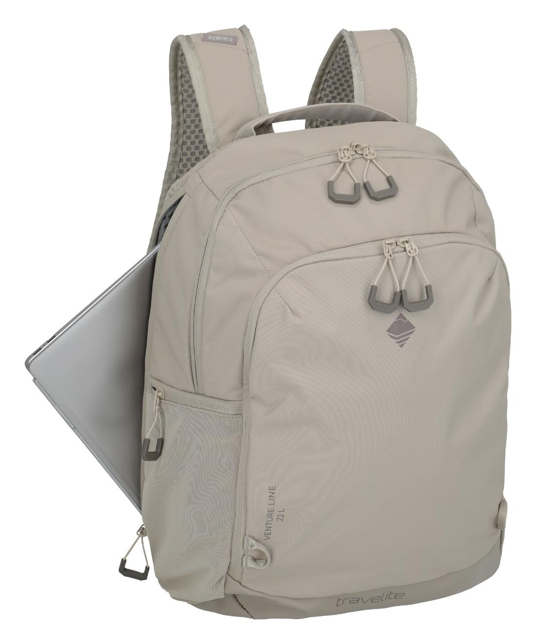 Cestovní batoh Travelite Venture Line Backpack M Sand