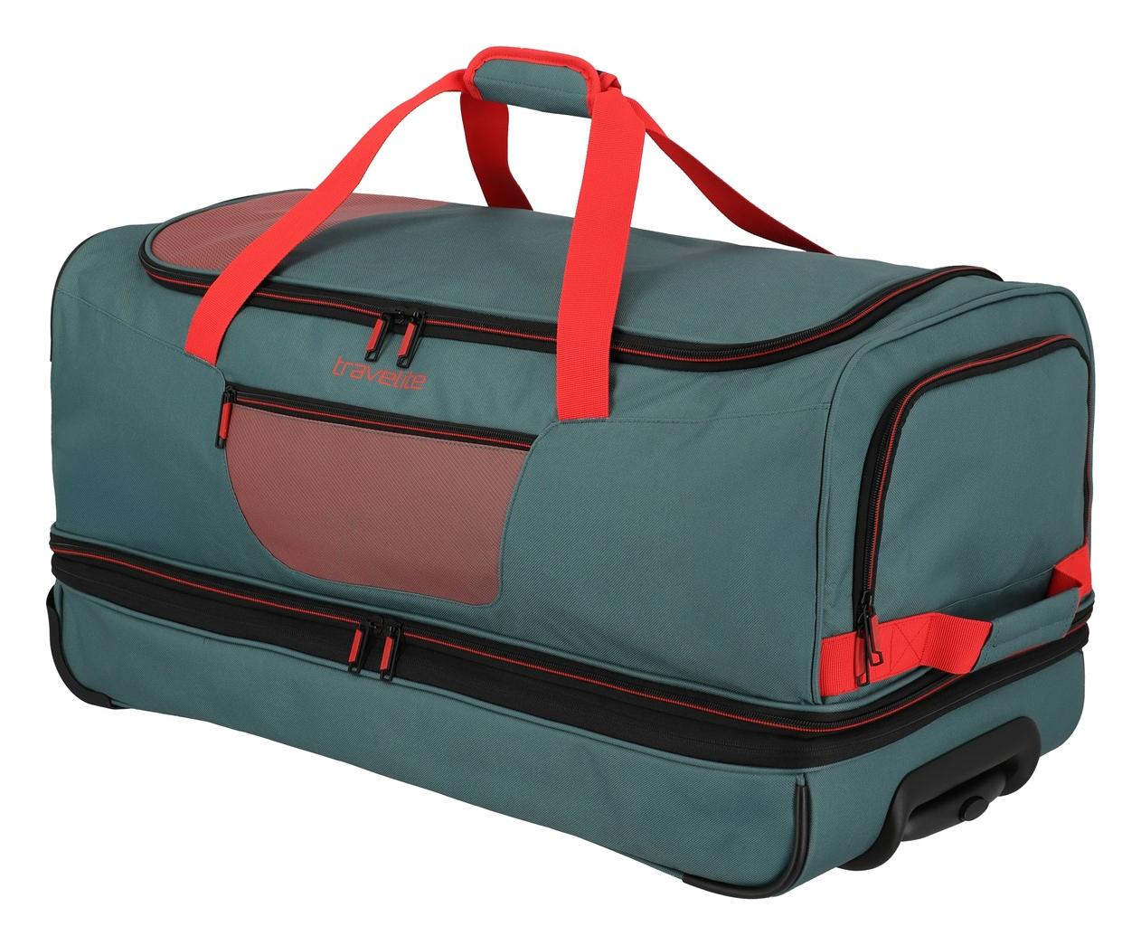 Travelite Basics Wheeled duffle L exp Green/orange - Image 3