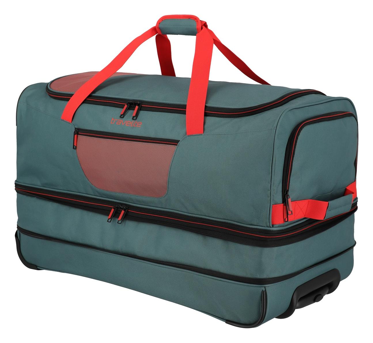 Travelite Basics Wheeled duffle L exp Green/orange - Image 6