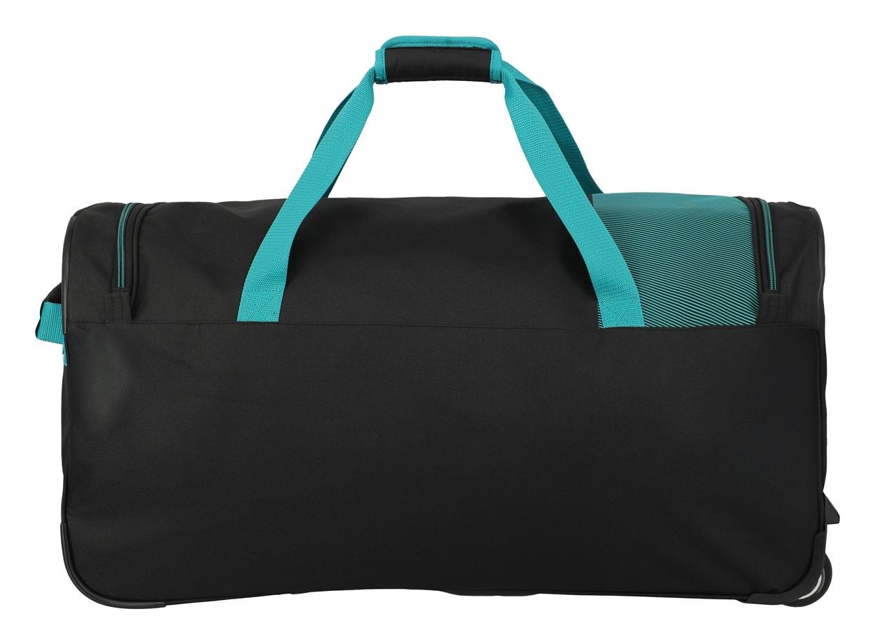 Travelite Basics Fresh Wheeled duffle L Black/petrol - Image 4