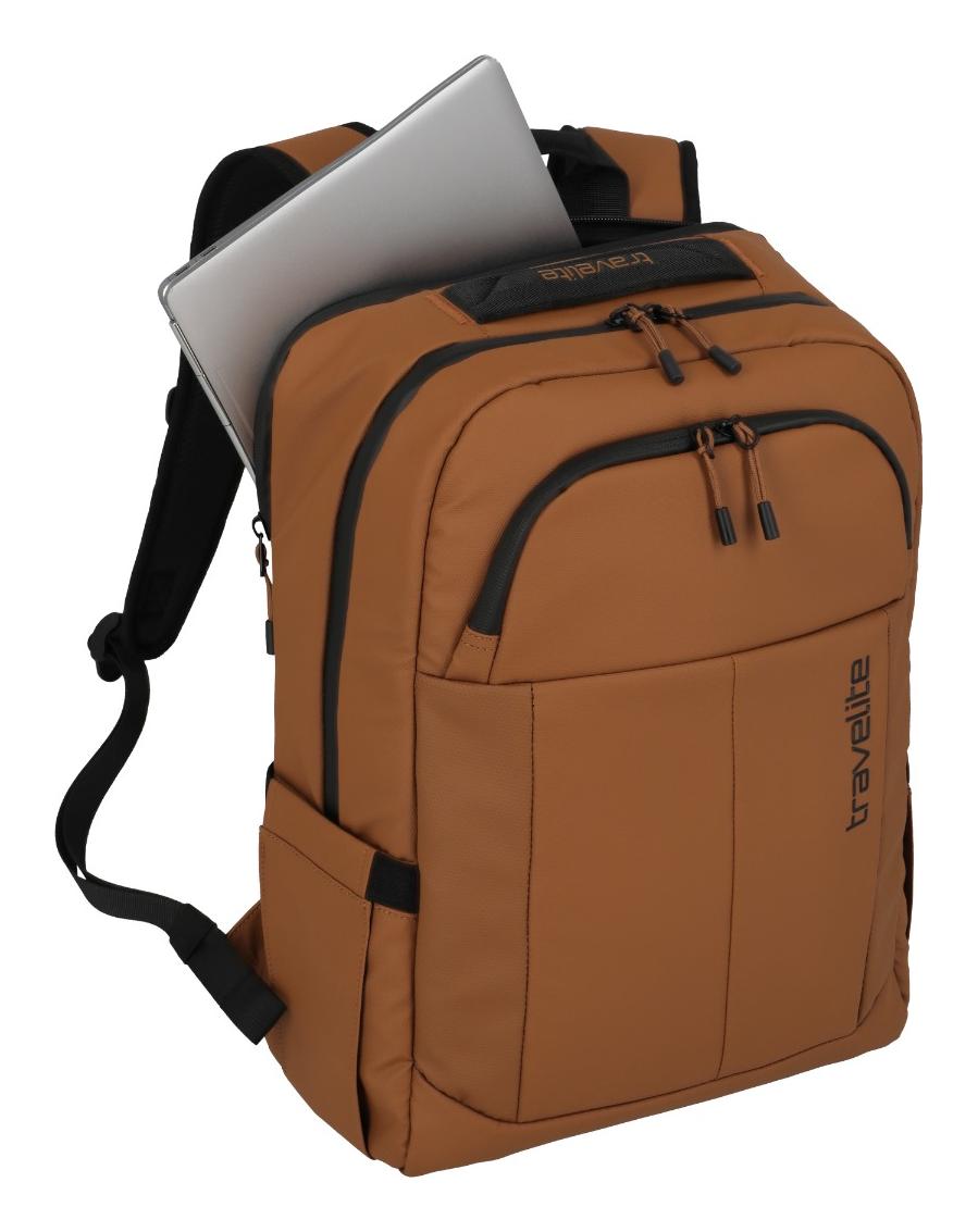 Batoh na notebook Travelite Briize Backpack M Curry - Obrázek 4