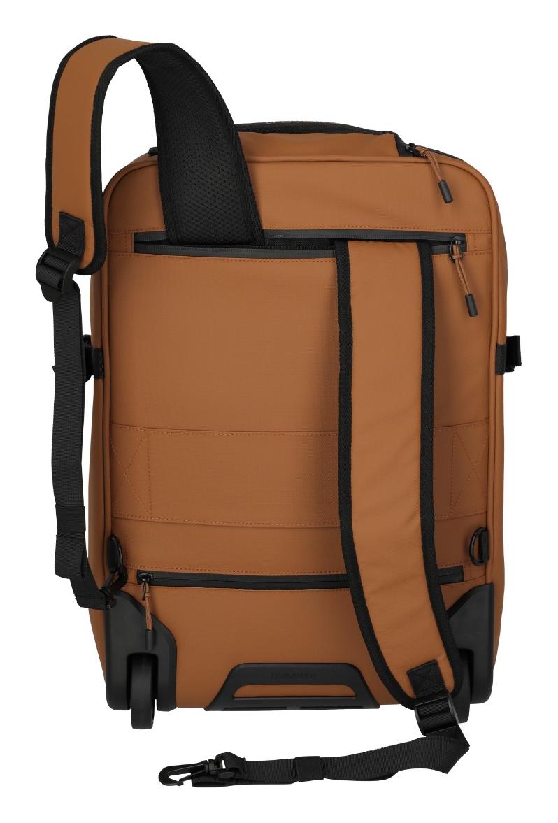 Cestovní batoh na kolečkách Travelite Briize Backpack L Trolley Curry