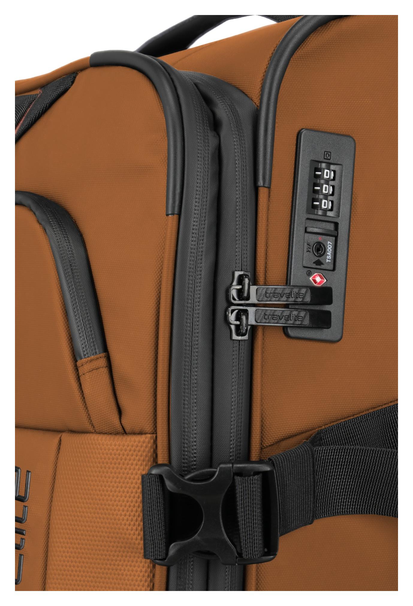 Textilní palubní kufr Travelite Briize S Curry