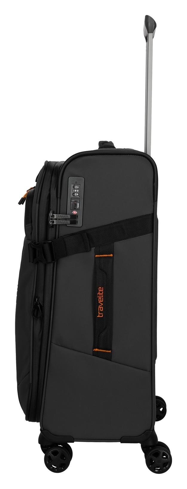 Střední textilní kufr na kolečkách Travelite Briize M Black (obrázek 4)