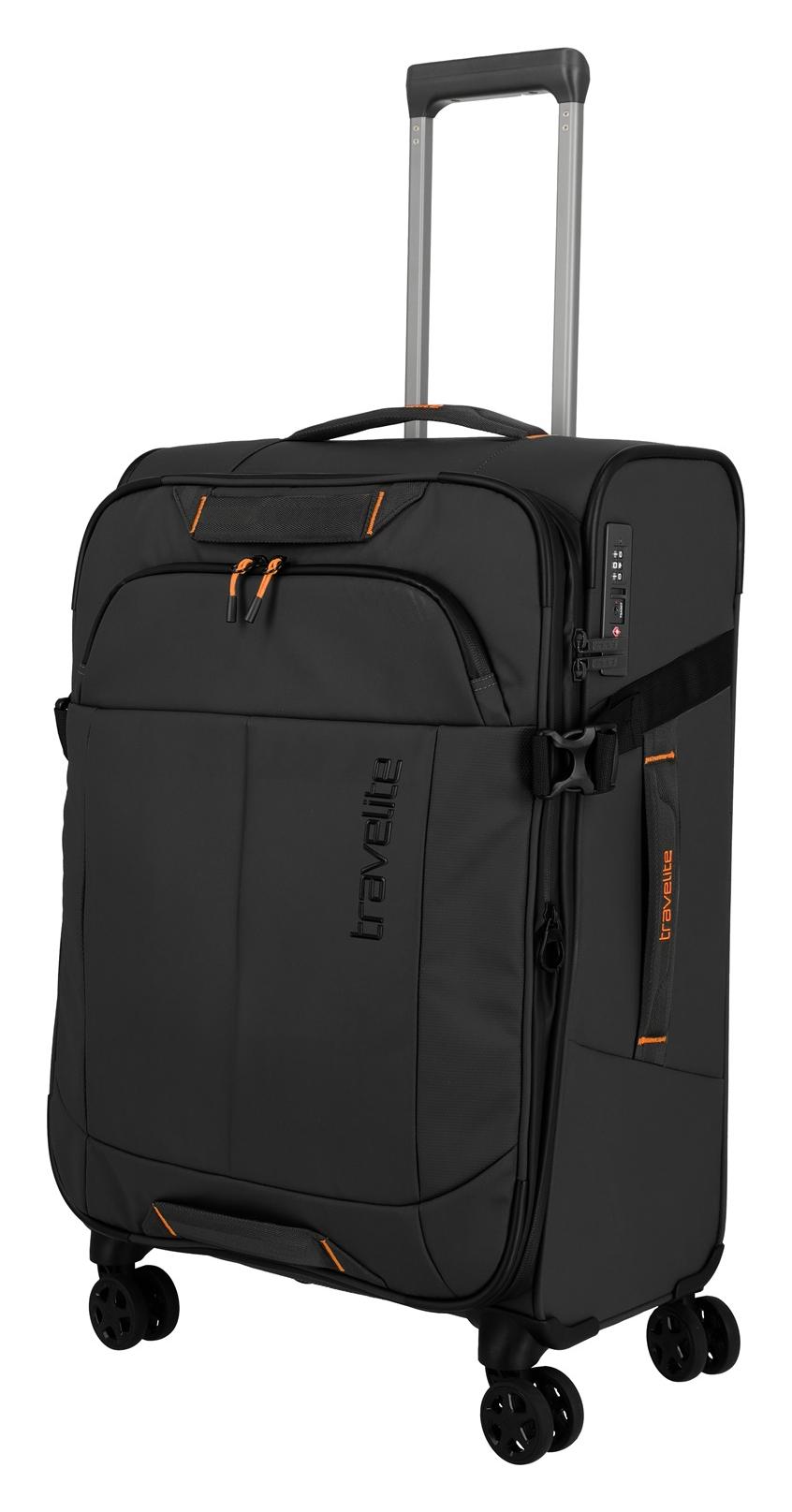 Střední textilní kufr na kolečkách Travelite Briize M Black (obrázek 3)