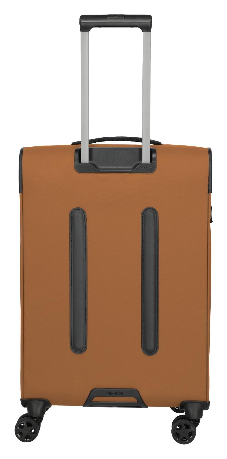 Střední textilní kufr na kolečkách Travelite Briize M Curry