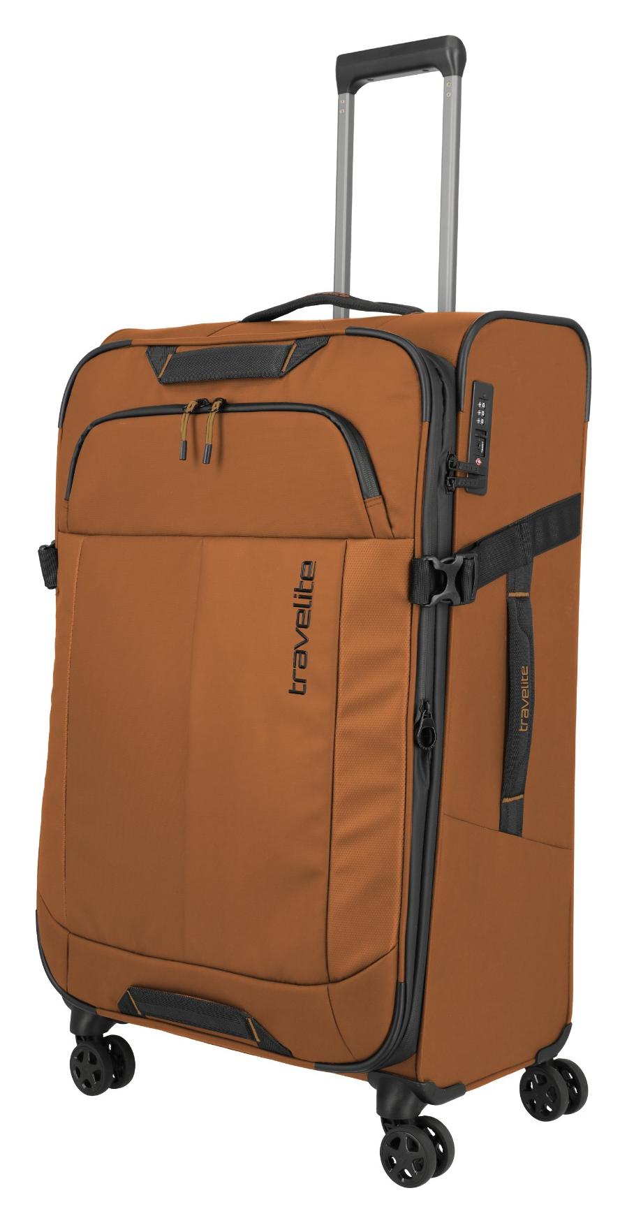 Velký textilní kufr na kolečkách Travelite Briize L Curry