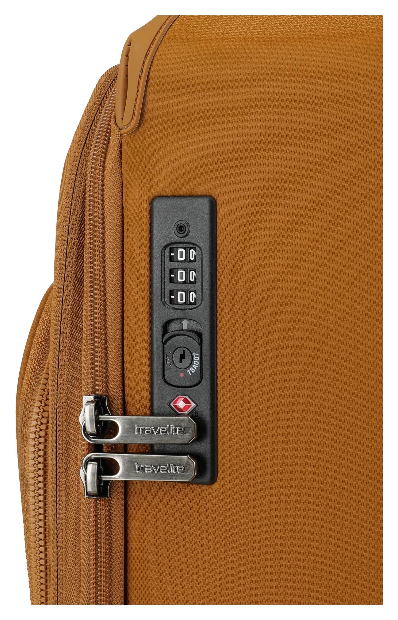 Střední cestovní kufr na kolečkách Travelite Priima M Curry