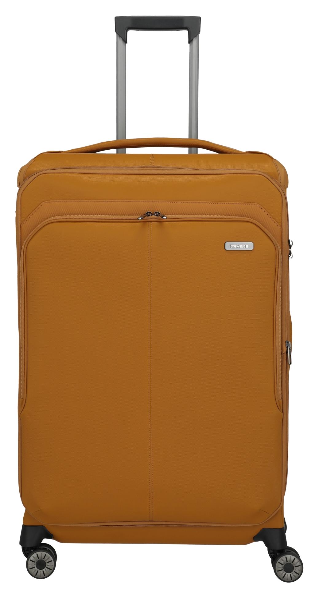 Velký textilní kufr na kolečkách Travelite Priima L Curry