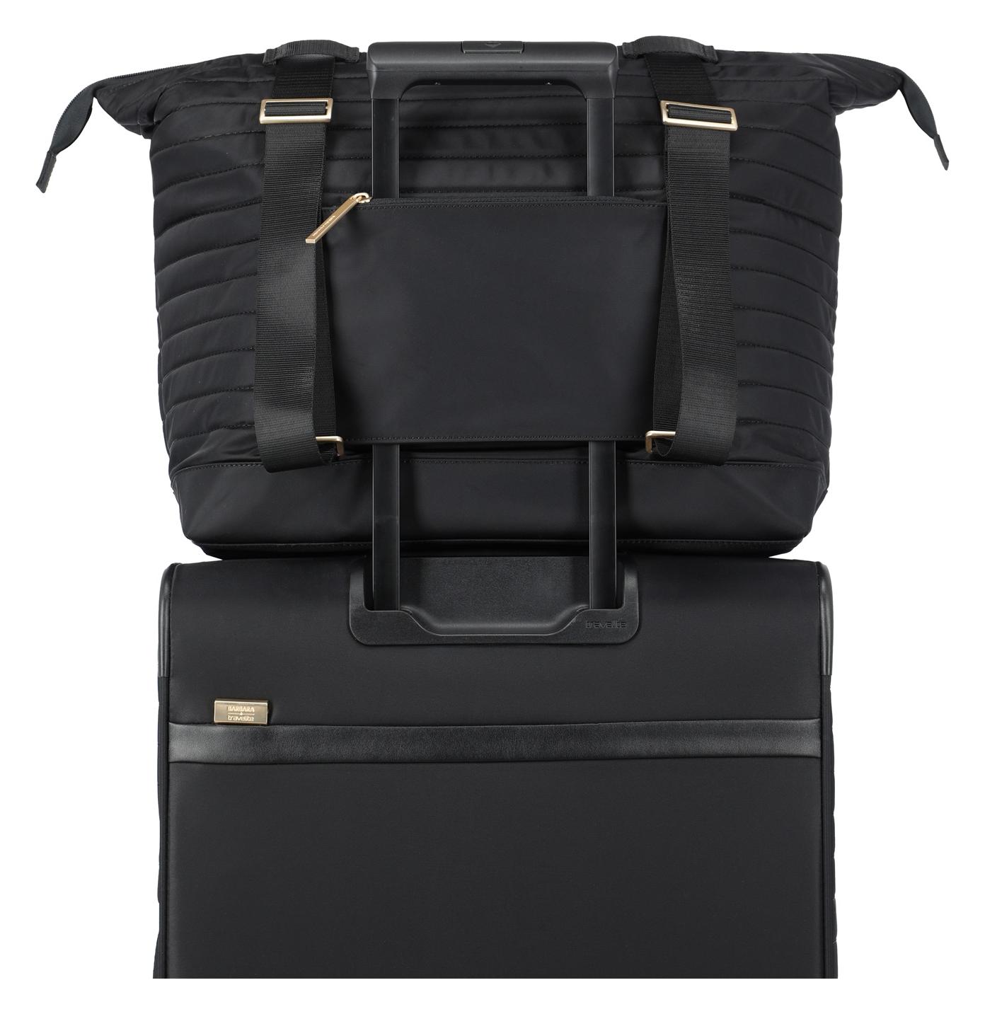 Dámský batoh a kabelka 2v1 Travelite BARBARA Stepp 2 in 1 Shopper Black (obrázek 6)