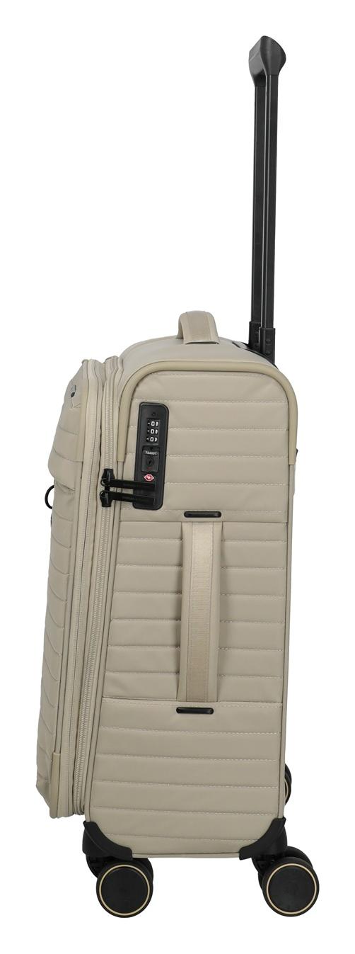 Textilní palubní kufr Travelite BARBARA Stepp S Satin nude - Obrázek 3