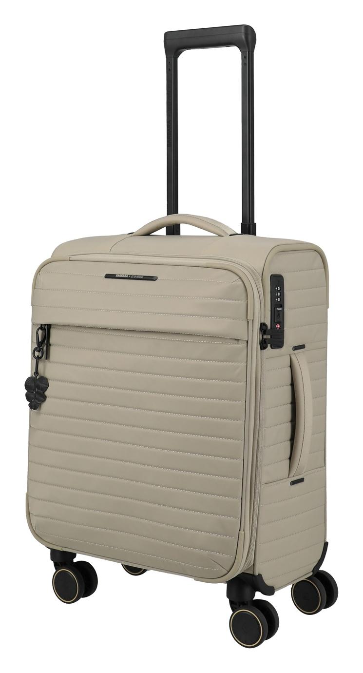 Textilní palubní kufr Travelite BARBARA Stepp S Satin nude - Obrázek 2