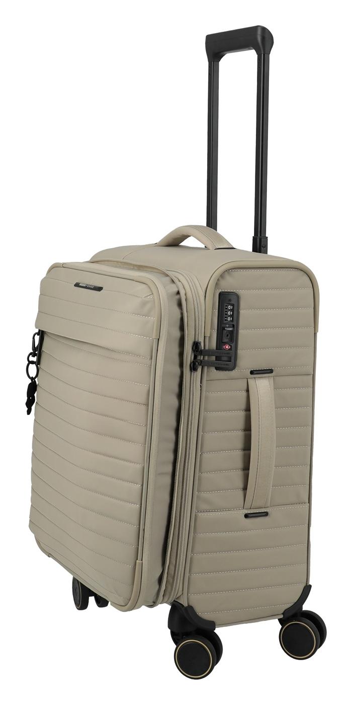 Textilní palubní kufr Travelite BARBARA Stepp S Satin nude - Obrázek 6