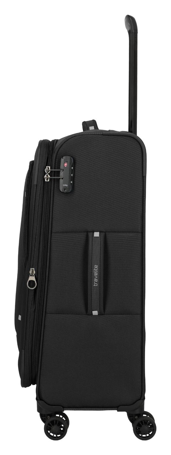 Střední textilní kufr Travelite Umbria M Black (obrázek 3)