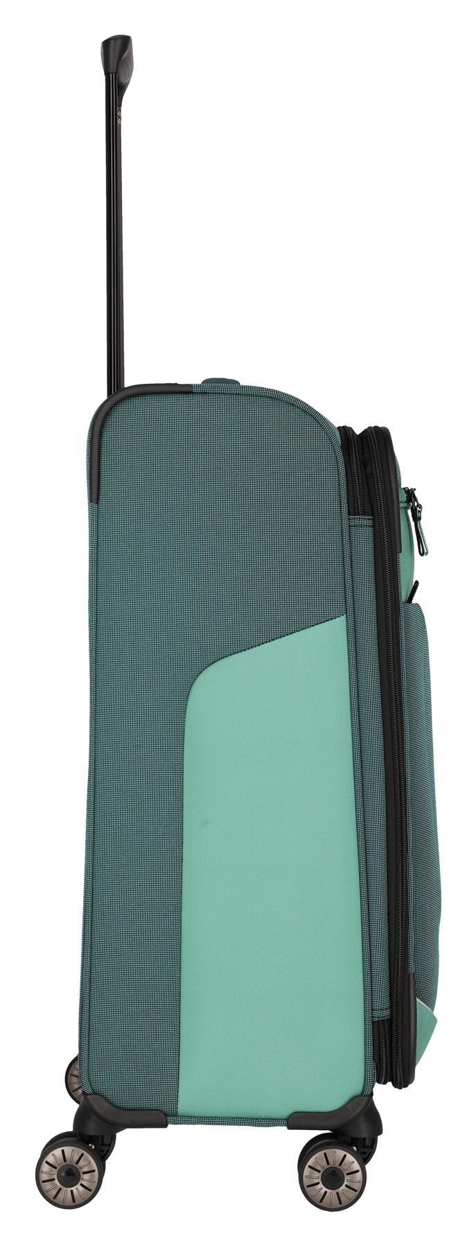 Střední textilní kufr Travelite Viia 4w M Green (obrázek 5)
