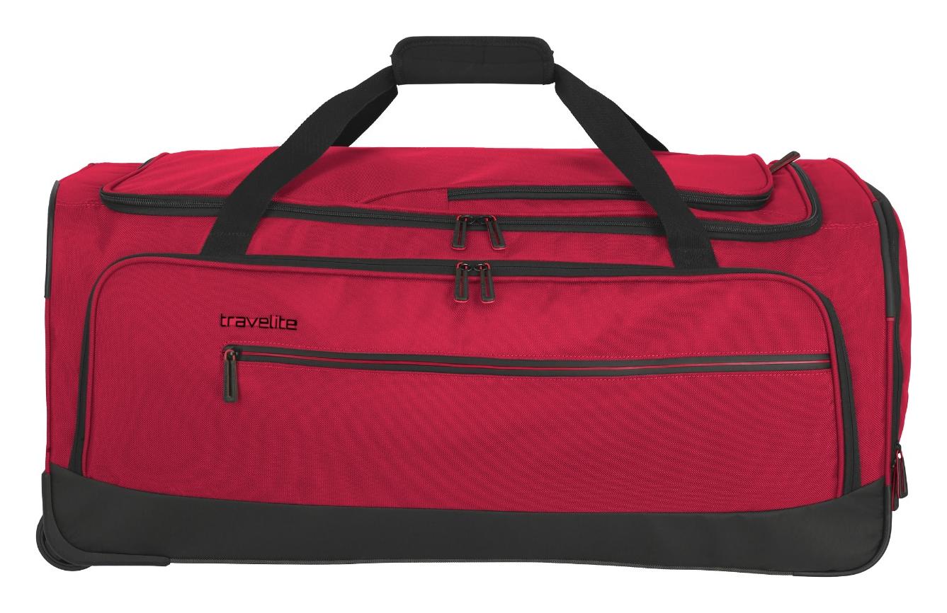 Cestovní taška na kolečkách Travelite Crosslite 5.0 Wheeled Duffle L Red