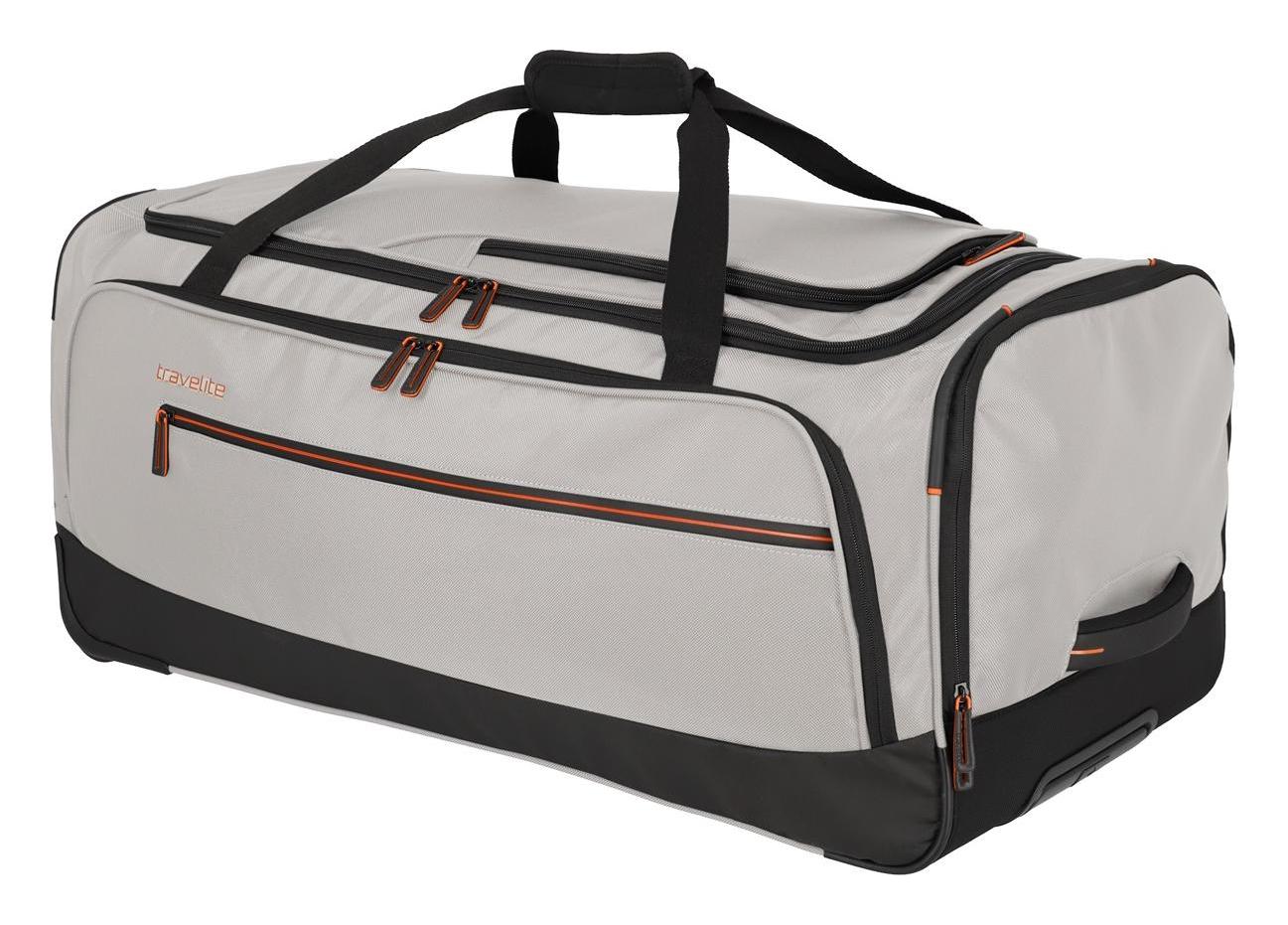 Travelite Crosslite 5.0 Wheeled Duffle L White Sand - Image 3