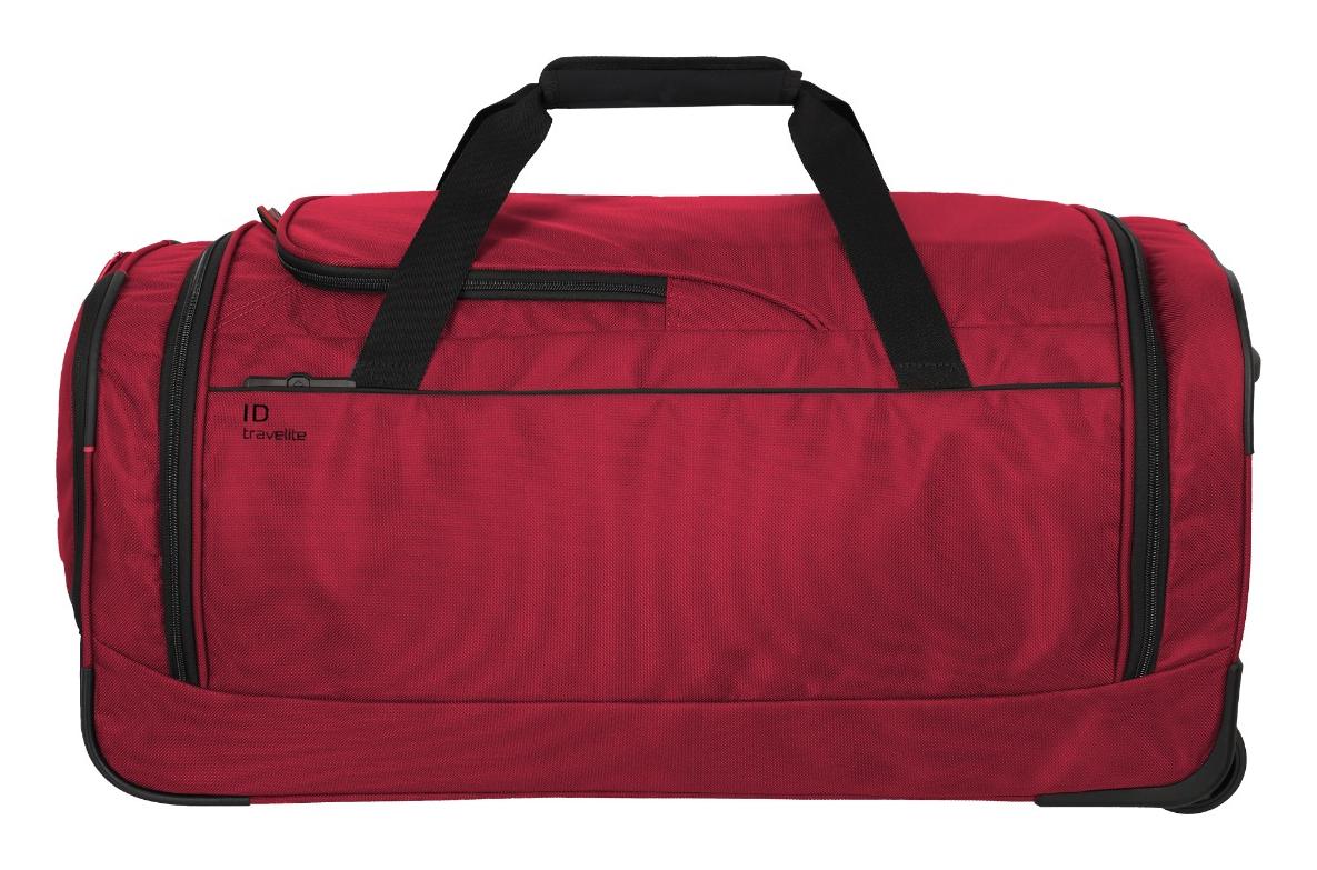 Cestovní taška na kolečkách Travelite Crosslite 5.0 Wheeled Duffle M Red