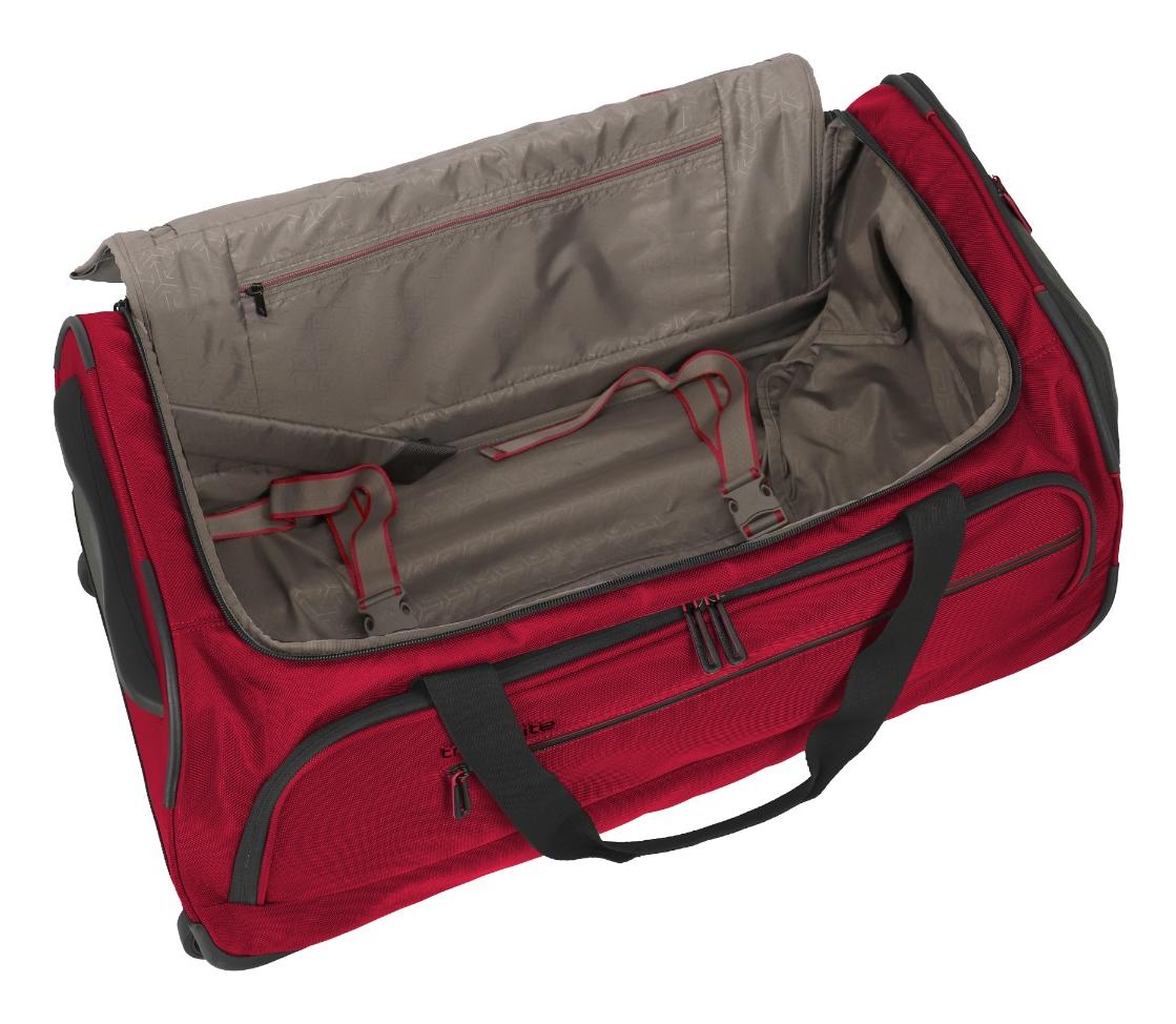 Cestovní taška na kolečkách Travelite Crosslite 5.0 Wheeled Duffle M Red