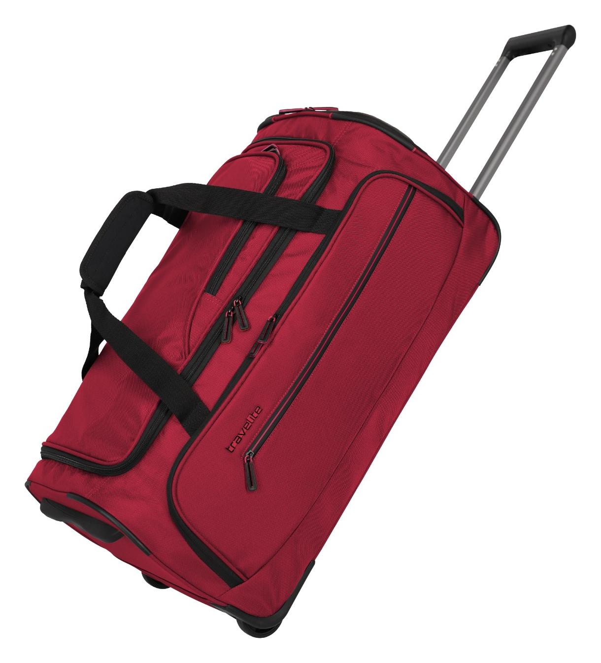 Cestovní taška na kolečkách Travelite Crosslite 5.0 Wheeled Duffle M Red