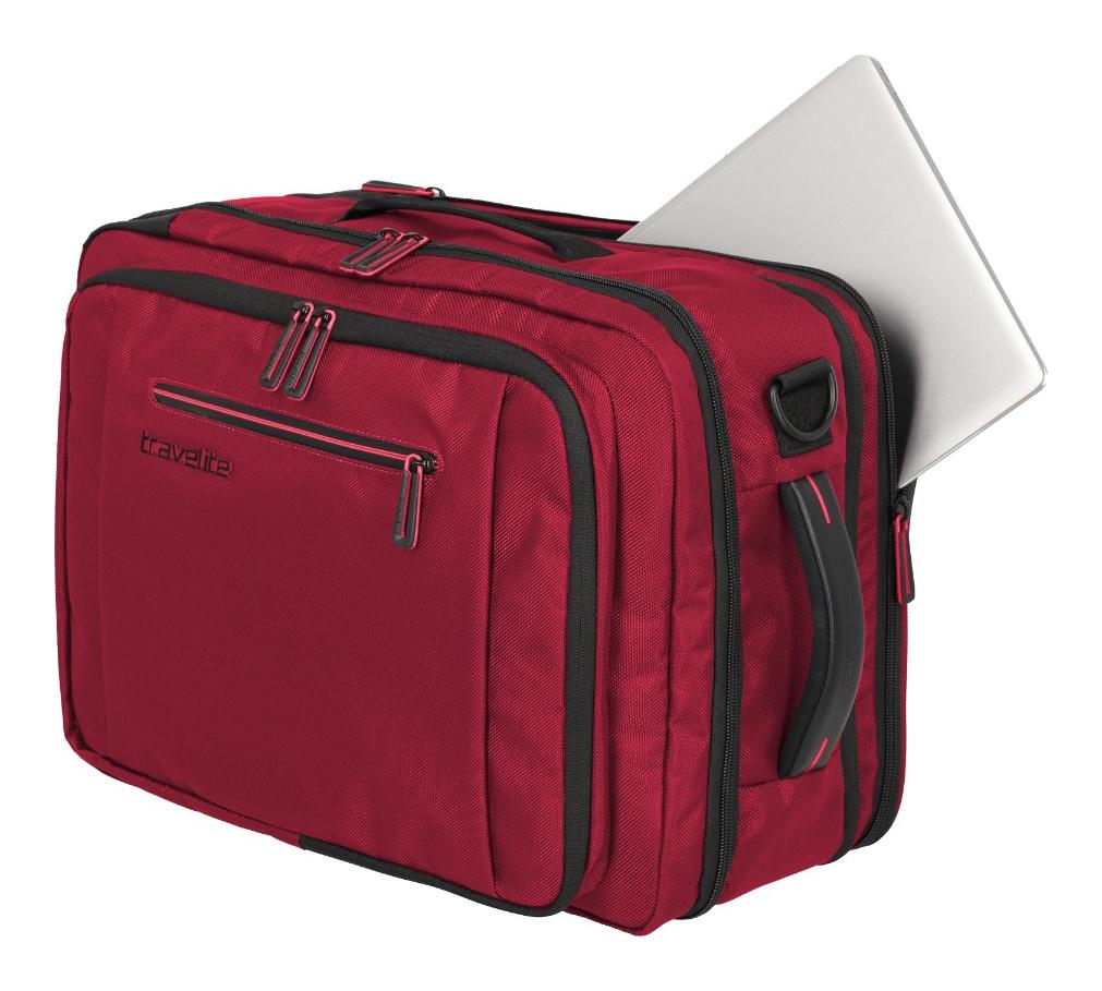 Palubní batoh Travelite Crosslite 5.0 Board bag/Backpack L Red (obrázek 5)
