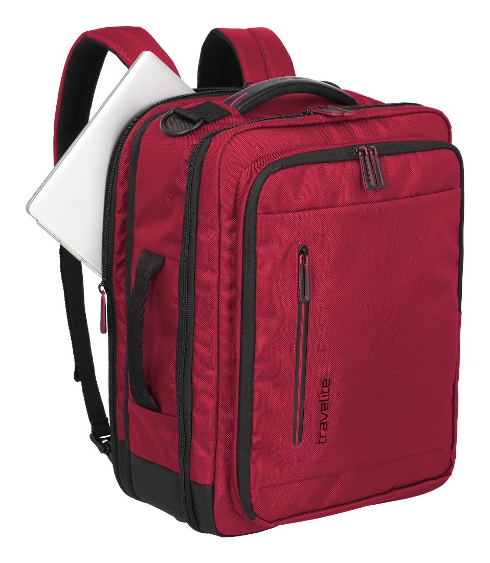Palubní batoh Travelite Crosslite 5.0 Board bag/Backpack L Red (obrázek 6)