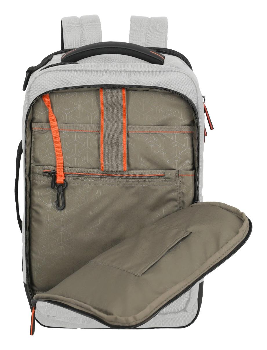 Batoh do letadla 40x20x25 Travelite Crosslite 5.0 Board bag/Backpack S White Sand (obrázek 4)