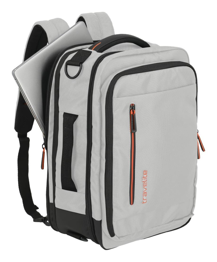 Batoh do letadla 40x20x25 Travelite Crosslite 5.0 Board bag/Backpack S White Sand (obrázek 6)
