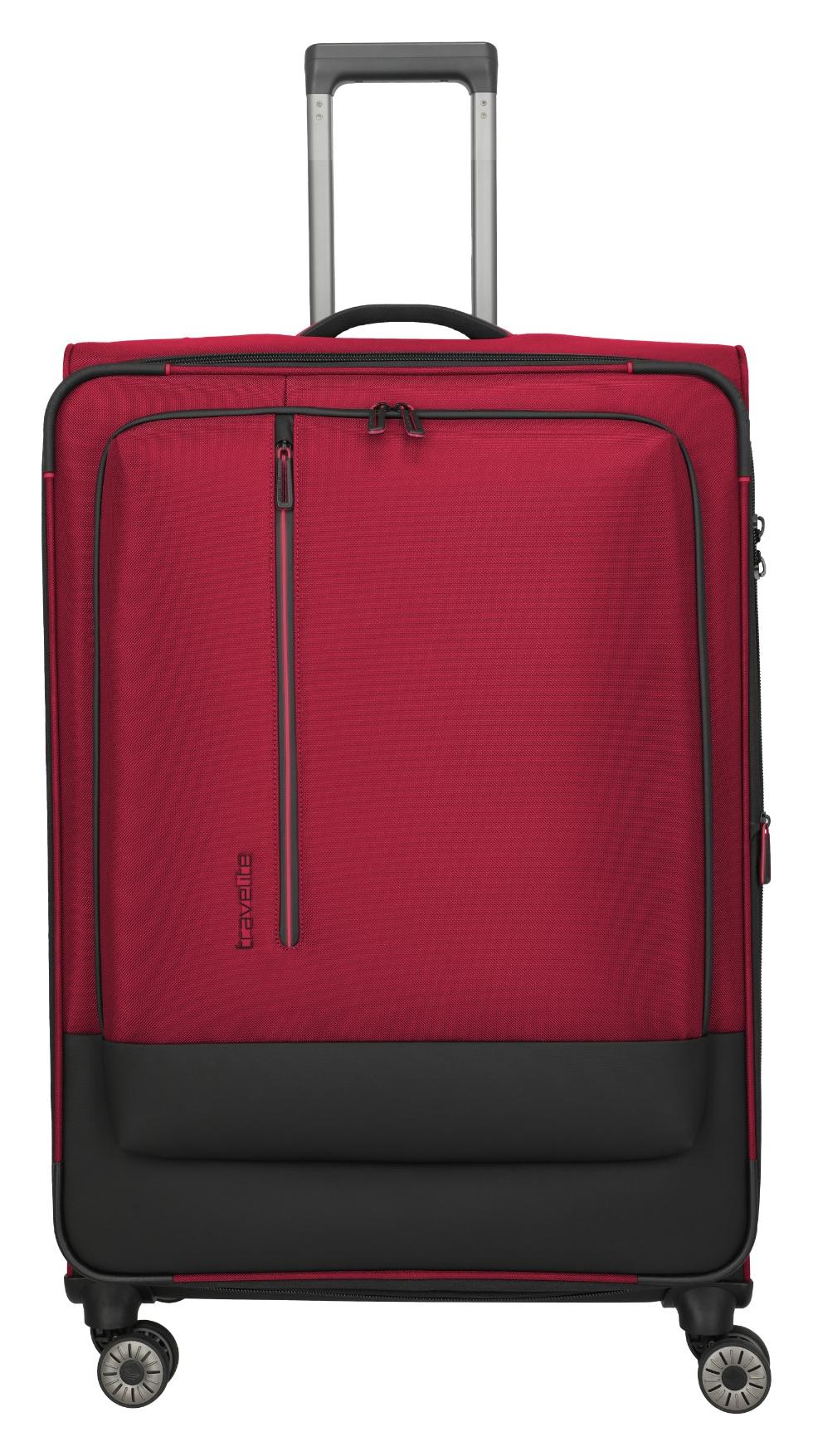 Velký cestovní kufr na kolečkách Travelite Crosslite XL Red