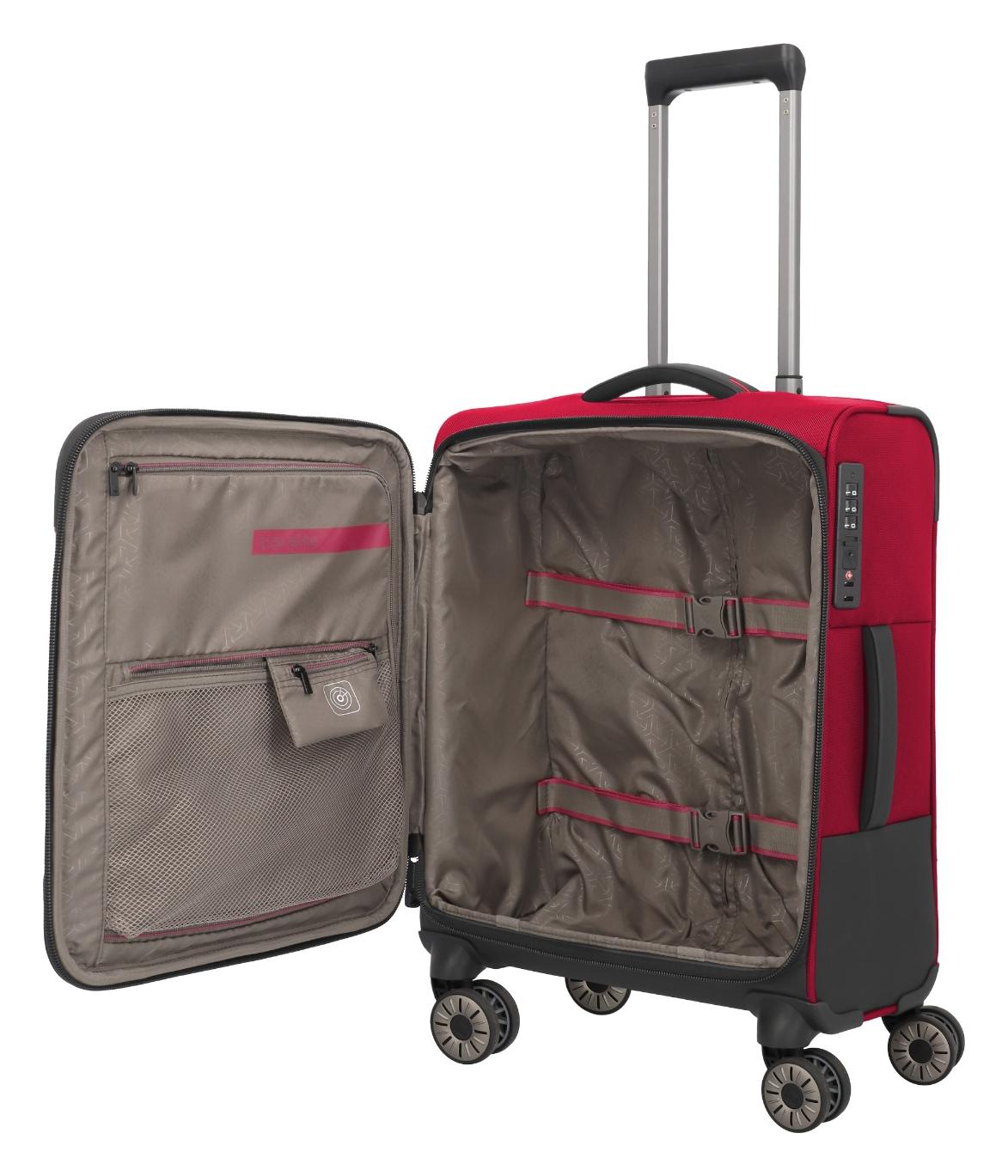 Kufr do letadla 55x40x20 Travelite Crosslite 5.0 S Red (obrázek 6)