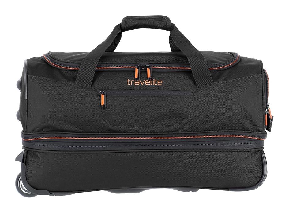Travelite Basics Wheeled duffle S Black/blue - Image 3
