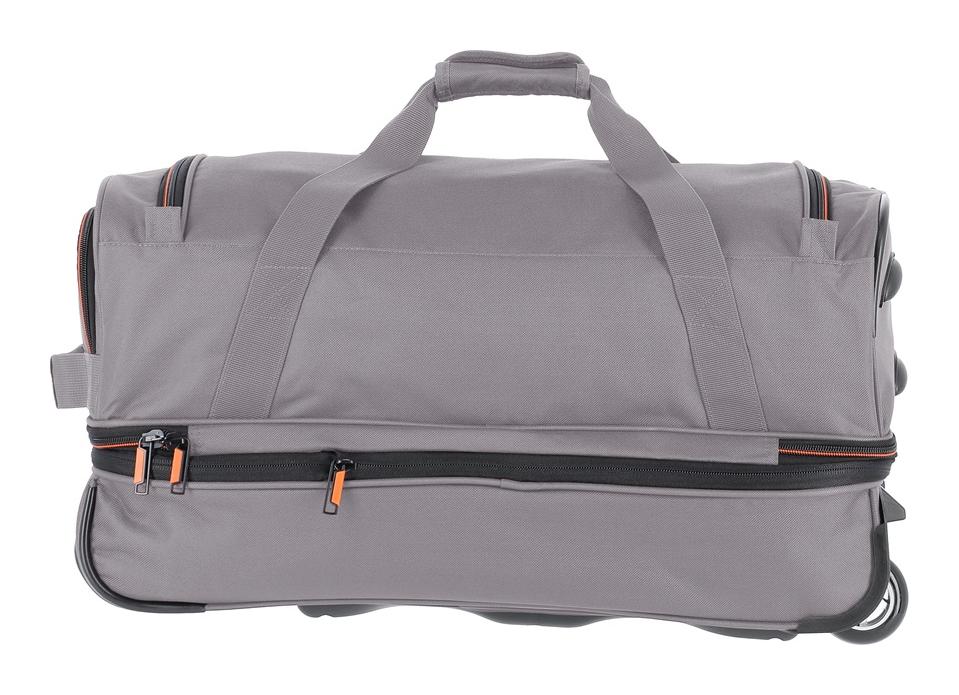 Travelite Basics Wheeled duffle S Grey/orange - Image 3