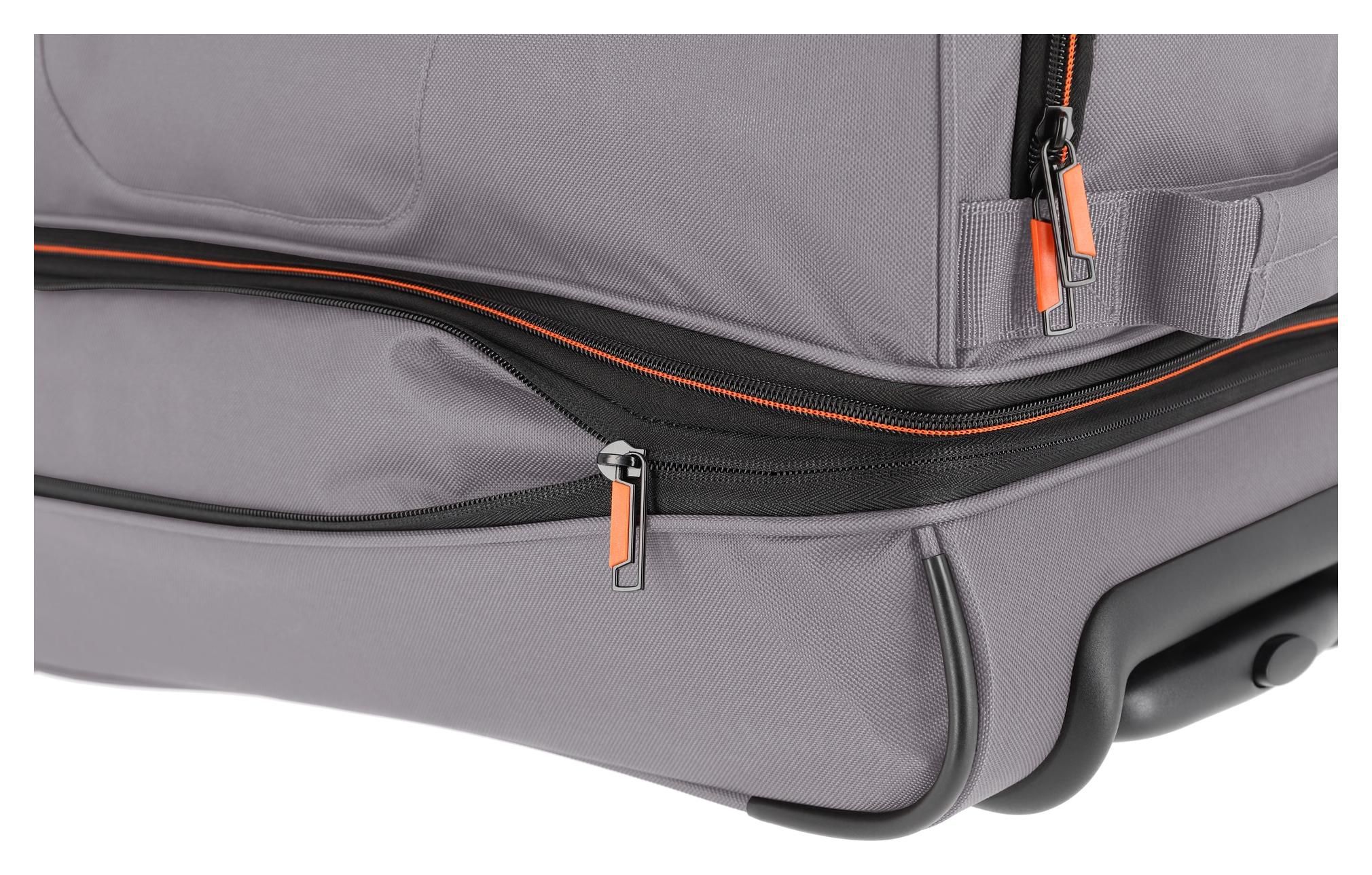 Travelite Basics Wheeled duffle S Grey/orange - Image 6