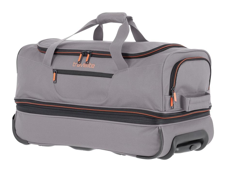 Travelite Basics Wheeled duffle S Grey/orange - Image 4
