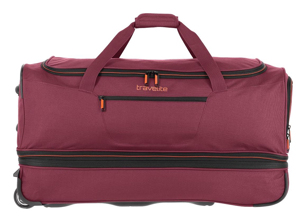 Cestovní taška na kolečkách Travelite Basics Wheeled duffle L Bordeaux