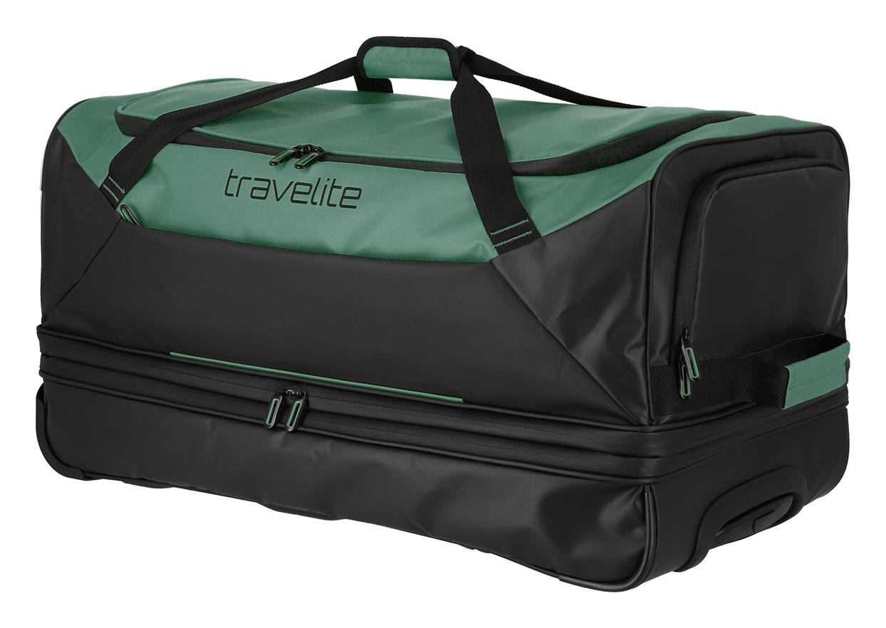 Travelite Basics Wheeled Duffle exp. Black/green - Image 4