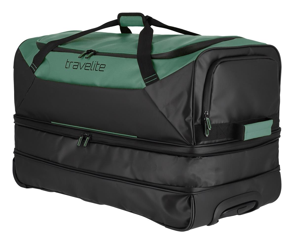 Travelite Basics Wheeled Duffle exp. Black/green - Image 5