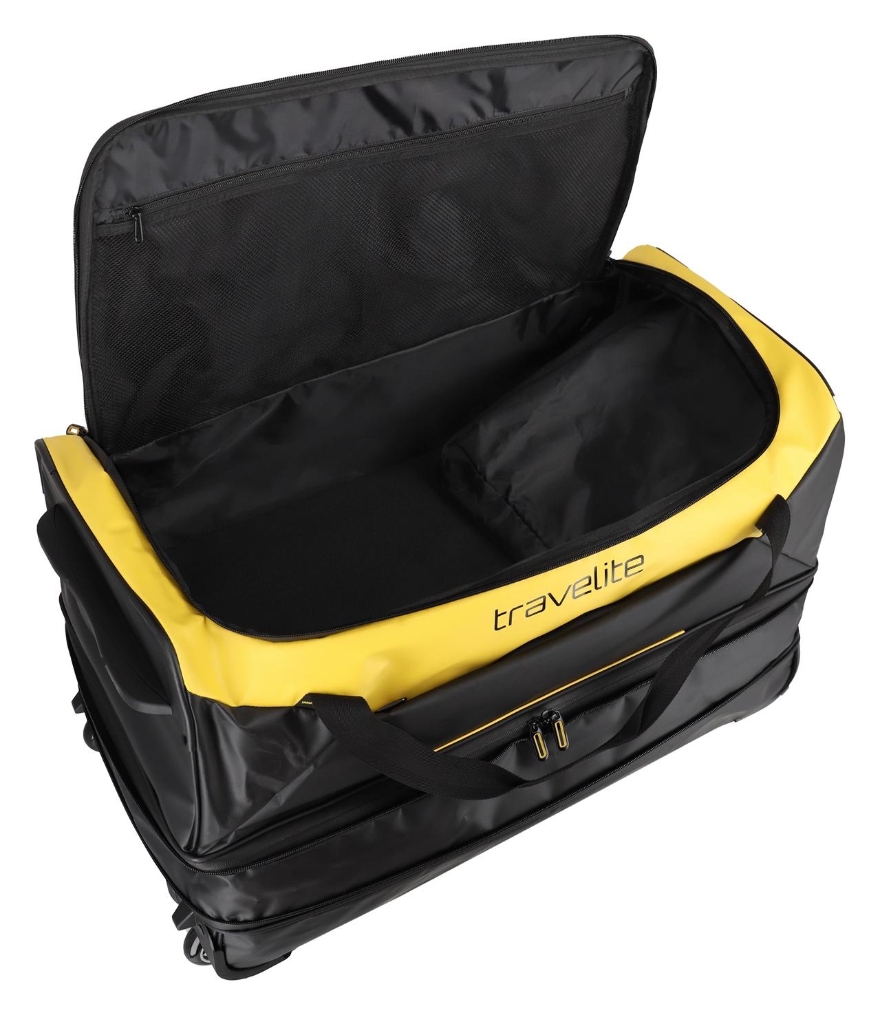 Travelite Basics Wheeled Duffle exp. Black/yellow - Image 6