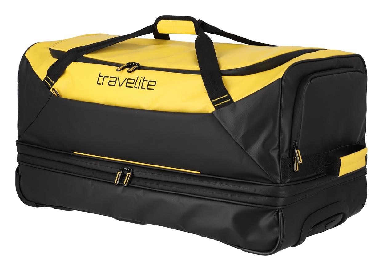 Travelite Basics Wheeled Duffle exp. Black/yellow - Image 4