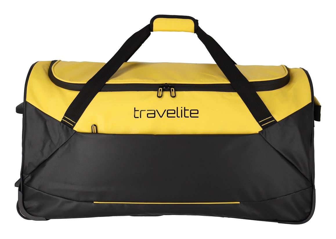 Travelite Basics Trolley Travel Bag Black/yellow - Image 2