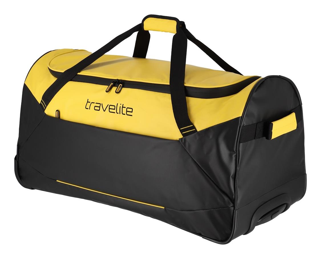 Travelite Basics Trolley Travel Bag Black/yellow - Image 3