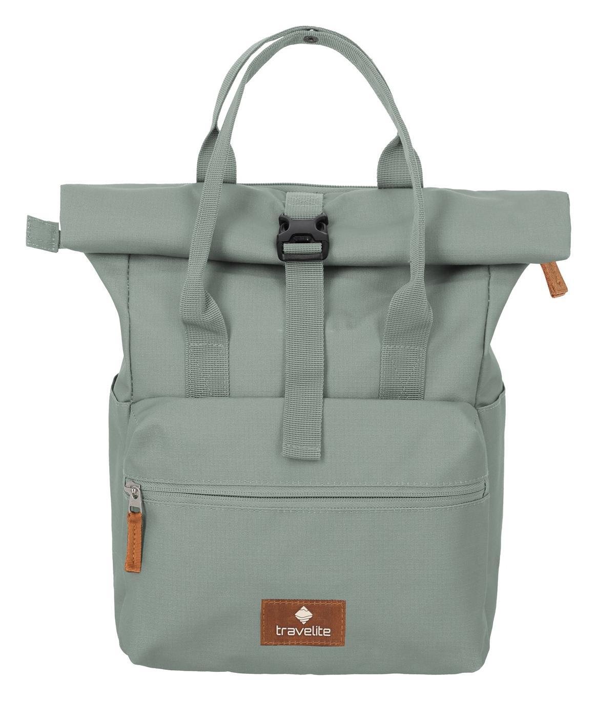Roll-top batoh Travelite Basics Short Handle Roll-up Mint