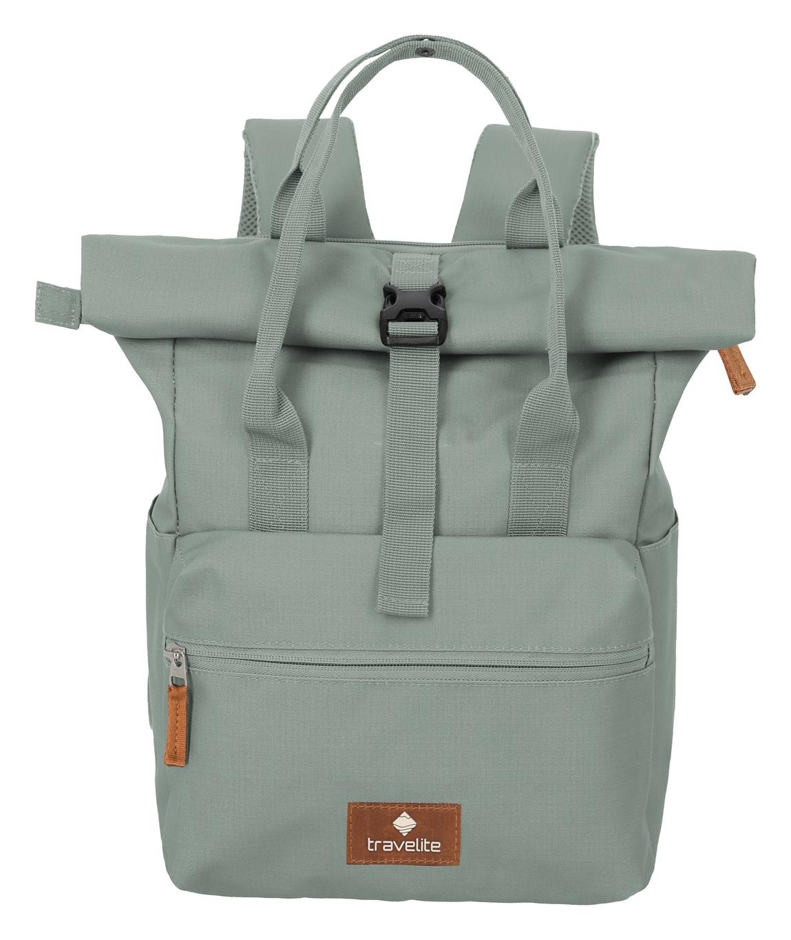 Roll-top batoh Travelite Basics Short Handle Roll-up Mint