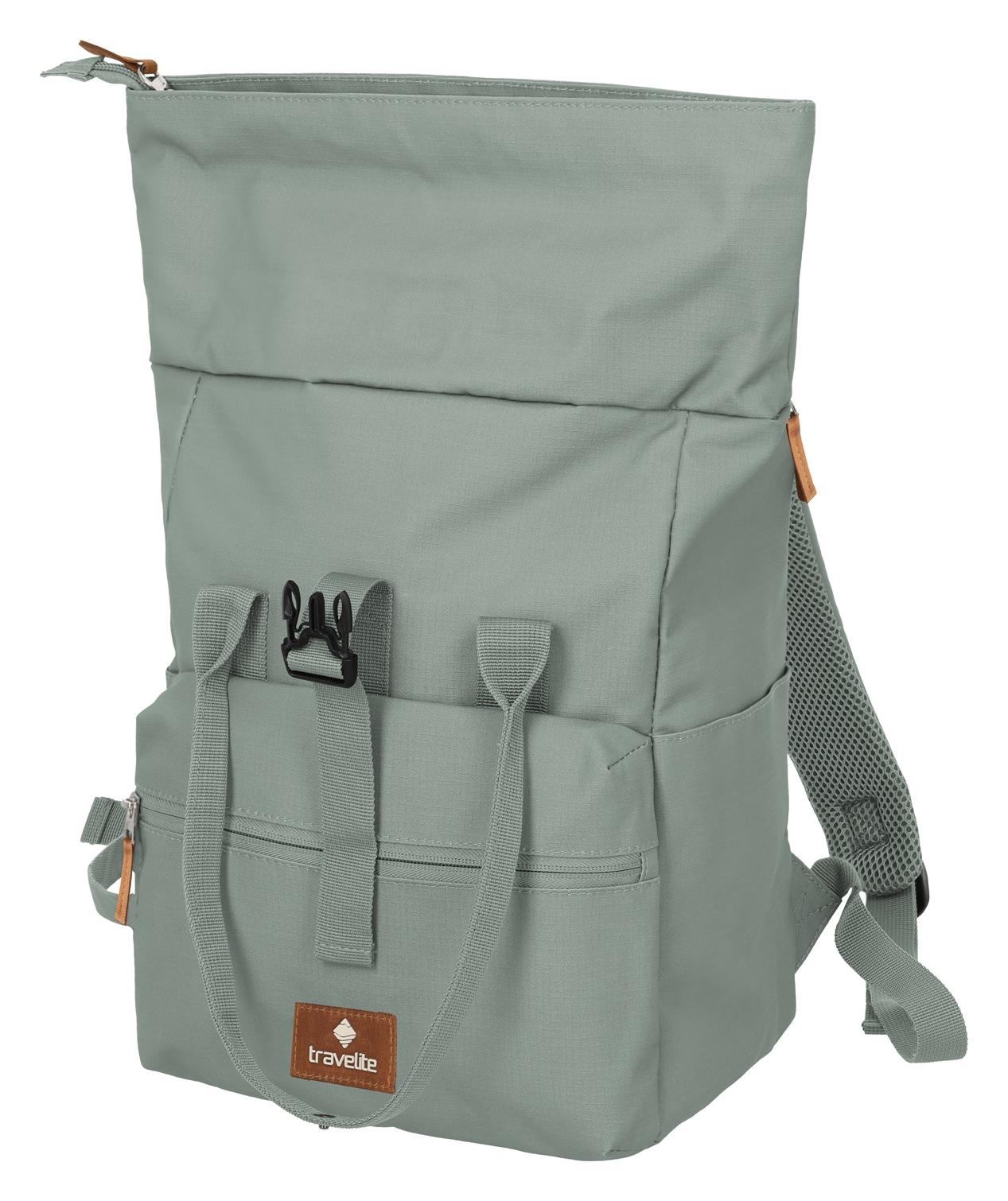 Roll-top batoh Travelite Basics Short Handle Roll-up Mint