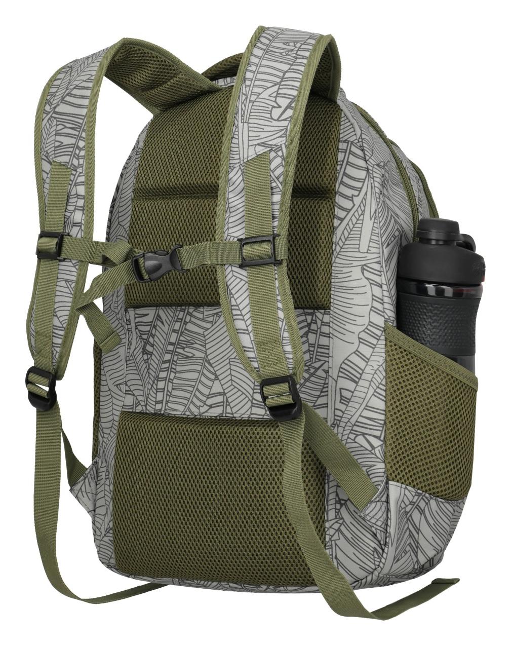 Batoh na notebook Travelite Basics Backpack Print Grey (obrázek 4)