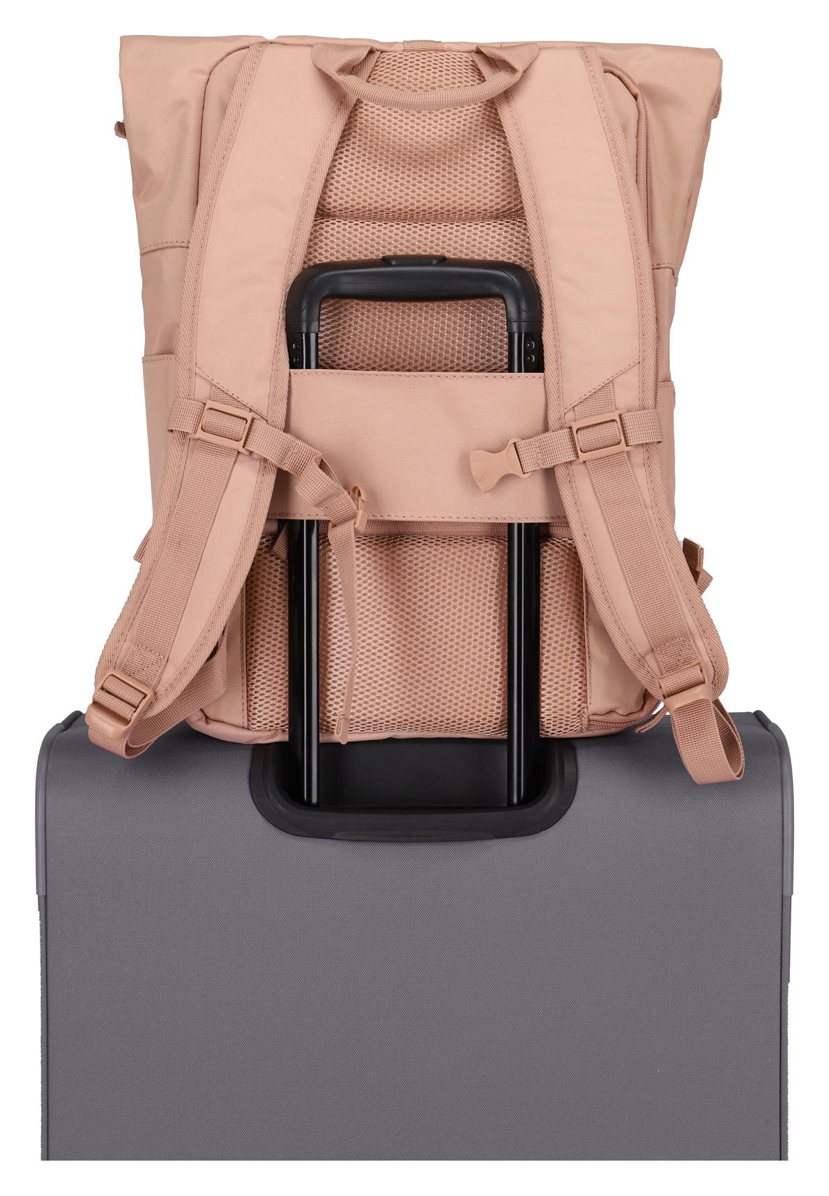 Dámský batoh na notebook Travelite Basics Rollup Backpack Rose - Obrázek 6