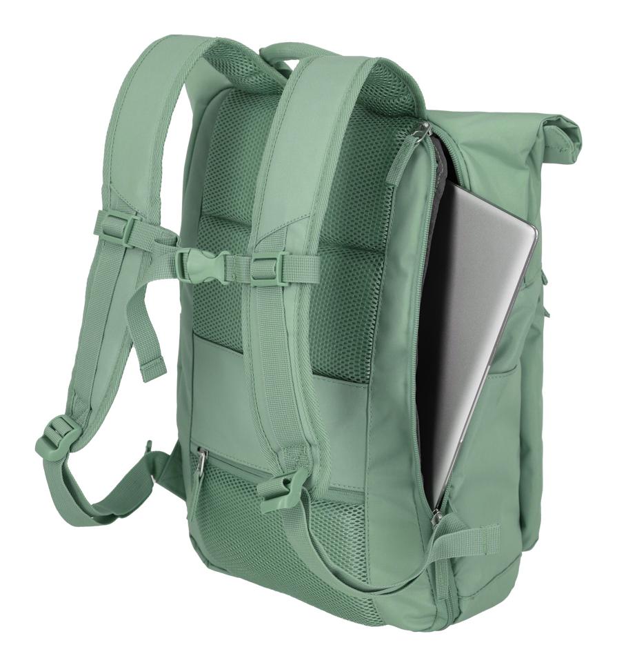 Travelite Basics Roll-up Backpack Light green - Image 5